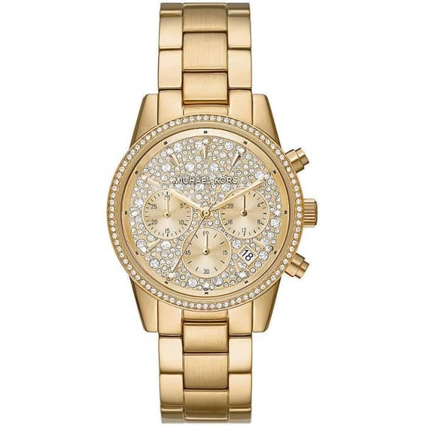 Klocka - MICHAEL KORS - Ritz - Guld - Rostfritt stål - 5 ATM