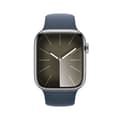 Miniatyrbilde 2 av 2: Smartklokke Apple Watch Series 9 Blå Sølv 45 mm