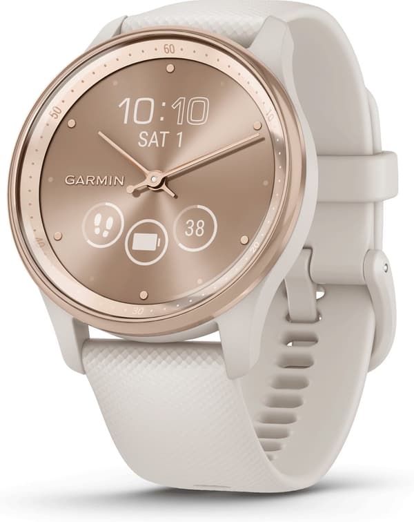 Garmin vivomove Trend - Smartwatch dam - 40mm - White Cream
