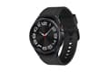 Miniatyrbillede 1 af 6: Samsung Galaxy Watch6 Classic - 43 mm - smartwatch med rem - hybrid øko-læder - sort - remstørrelse: S/M - skærm 3,33 cm (1,3") - 16GB - LTE, NFC, Wi-
