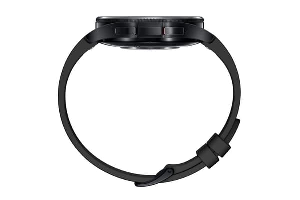 Samsung Galaxy Watch6 Classic - 47 mm - rannekellolla varustettu älykello - hybridi ekonahka - musta - hihnan koko: M/L - näyttö 3,73 cm (1,5") - 16 G