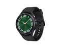 Miniatyrbillede 1 af 6: Samsung Galaxy Watch6 Classic - 47 mm - smartwatch med rem - hybrid øko-læder - sort - remstørrelse: M/L - skærm 3,73 cm (1,5") - 16 GB - NFC, Wi-Fi,