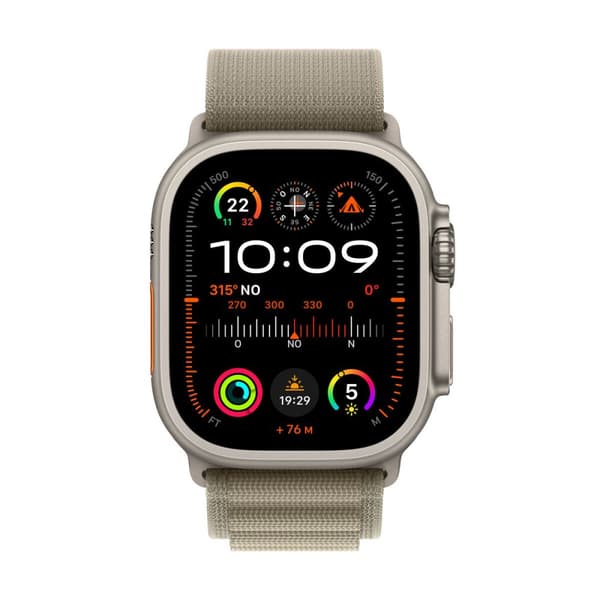 Smartklokke Apple Watch Ultra 2 1,9" Gyllen Oliven 49 mm