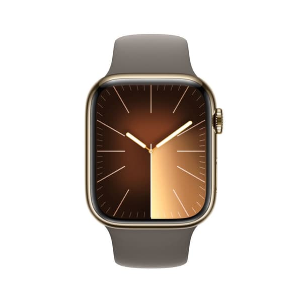 Smartklokke Apple Watch Series 9 Brun Gyllen 45 mm