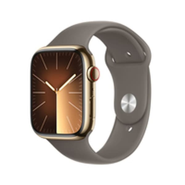 Smartklokke Apple Watch Series 9 Brun Gyllen 45 mm