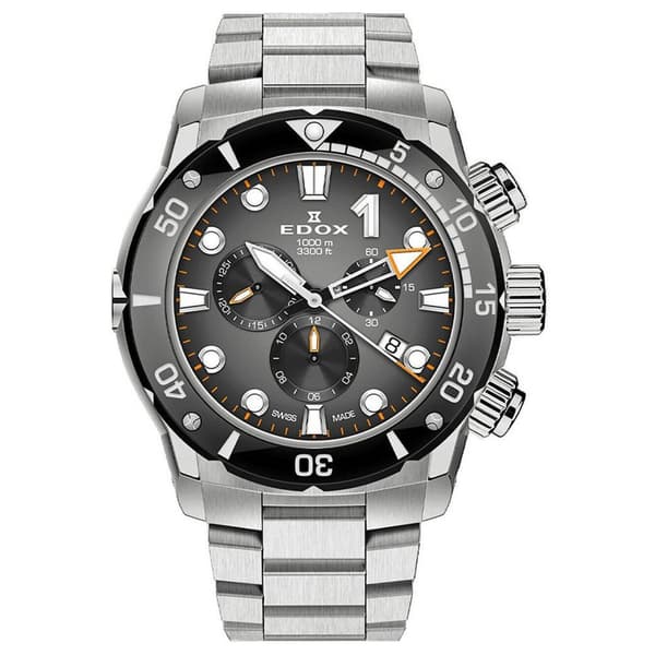 Mens Watch Edox 10242-TINM-GIDNO, Quartz, 45mm, 100ATM