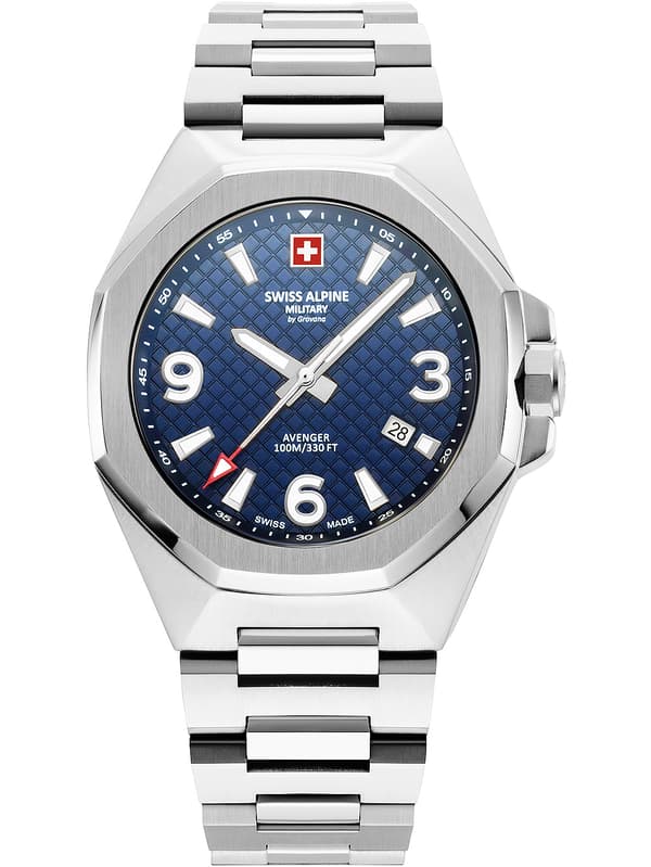 Mens Watch Swiss Military 7005.1135, Quartz, 42mm, 10ATM