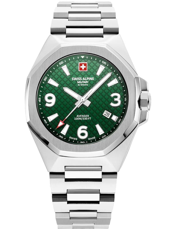 Mens Watch Swiss Military 7005.1134, Quartz, 42mm, 10ATM