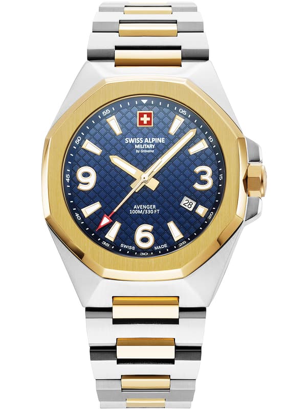 Mens Watch Swiss Military 7005.1145, Quartz, 42mm, 10ATM