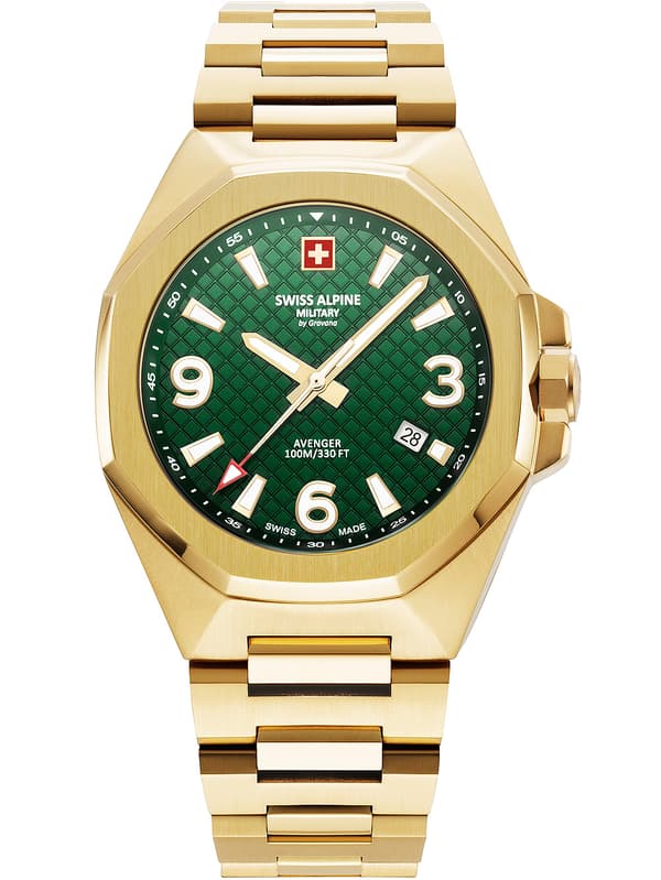 Mens Watch Swiss Military 7005.1114, Quartz, 42mm, 10ATM