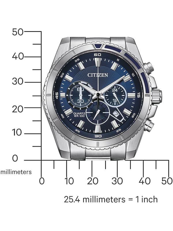 Mens Watch Citizen AN8201-57L, Quartz, 44mm, 10ATM