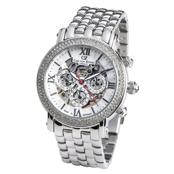 Ladies Watch Carl Von Zeyten CVZ0062WHMS, Automatic, 40mm, 5ATM