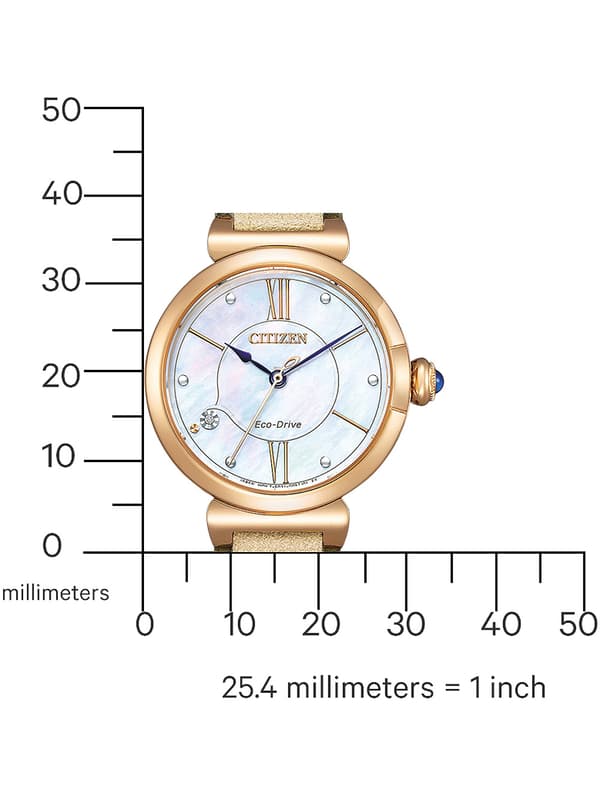 Ladies Watch Citizen EM1073-18D, Quartz, 30mm, 5ATM