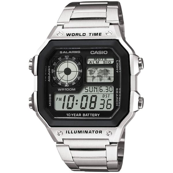 Casio Klocka Sports Ae-1200whd Silver