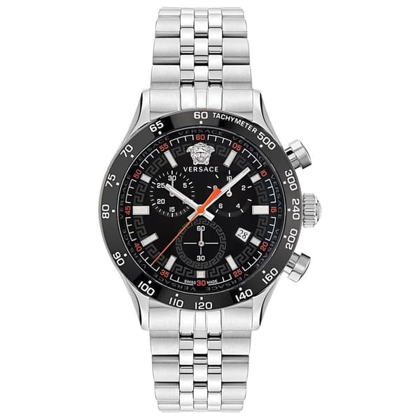Versace VE2U00322 Hellenyium Sølv Kronograf Herreur