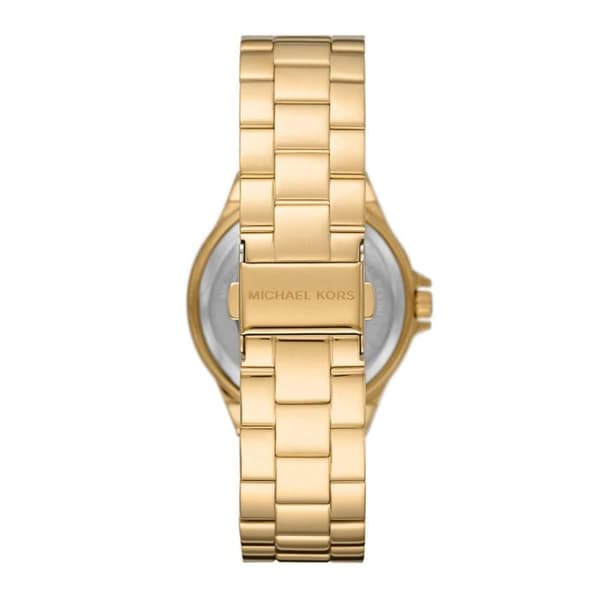 Michael Kors MK7229 Lennox trehånds guld rustfrit stål dameur