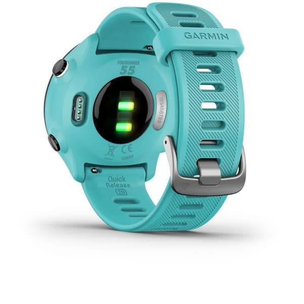 Sportansluten klocka - GARMIN - Forerunner 55 - Aqua (vattengrön)