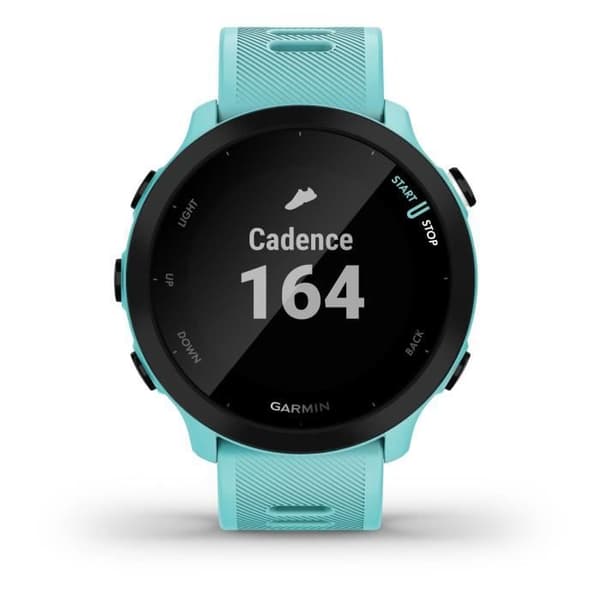 Sportansluten klocka - GARMIN - Forerunner 55 - Aqua (vattengrön)