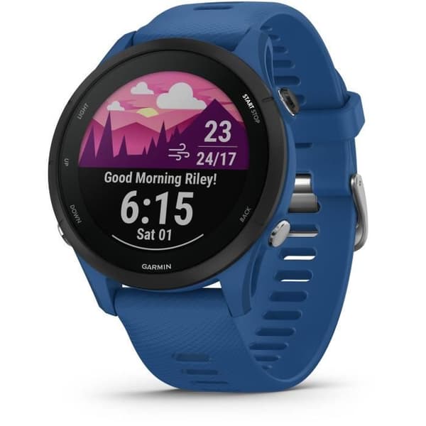 Sportansluten klocka - GARMIN - Forerunner 255 - Blå