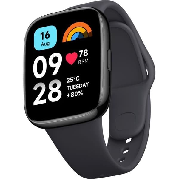 Xiaomi REDMI WATCH 3 ACTIVE SVART ansluten klocka