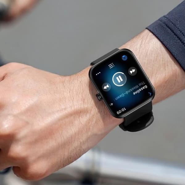 Connected Watch Sport- och hälsospårning Vattentät IP67 myPhone Watch CL Svart