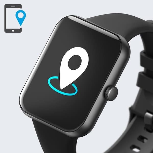 Connected Watch Sport- och hälsospårning Vattentät IP67 myPhone Watch CL Svart