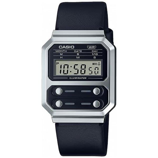 Vintage Armbandsur A100wel-1aef Blå,Silver