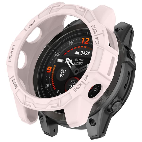 Suojakuori Garmin Fenix ​​​​7 / Fenix ​​​​7 Pro - vaaleanpunainen