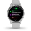 Miniatyrbild 4 av 4: GARMIN Venu 2S - GPS smartwatch - Silver - Ljusgrå rem