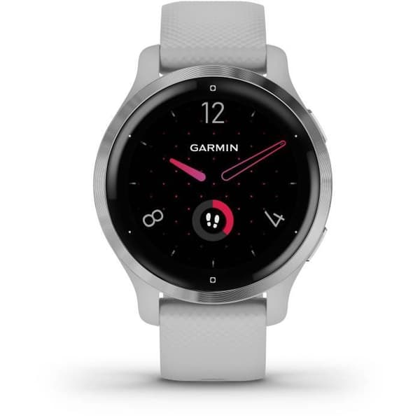 GARMIN Venu 2S - GPS smartwatch - Silver - Ljusgrå rem