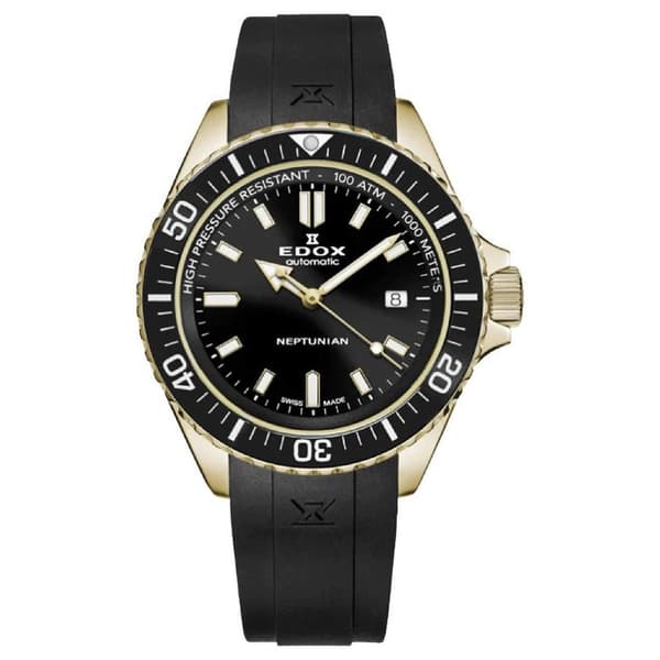 Mens Watch Edox 80120-37JCA-NID, Automatic, 44mm, 100ATM