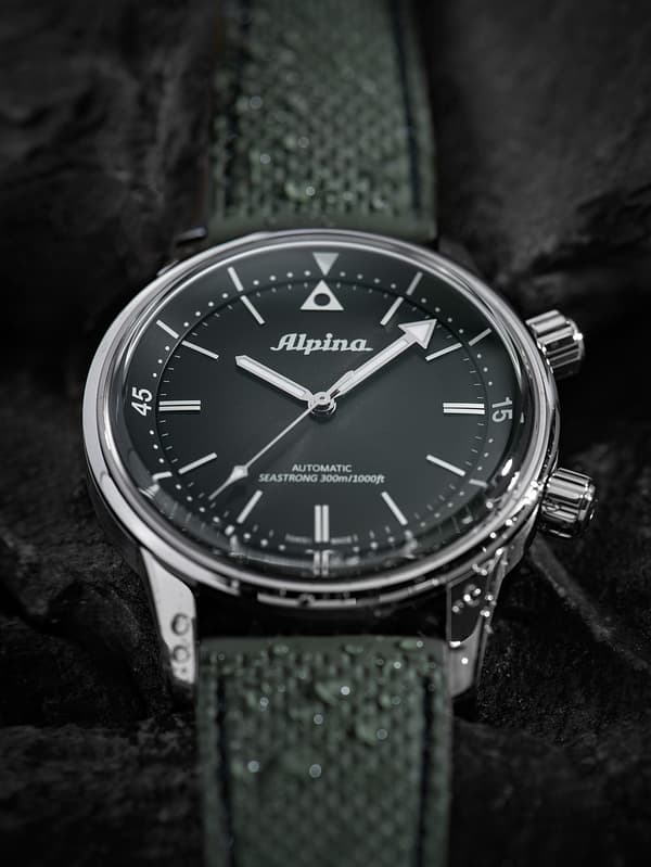 Mens Watch Alpina AL-520GR4H6, Automatic, 42mm, 30ATM