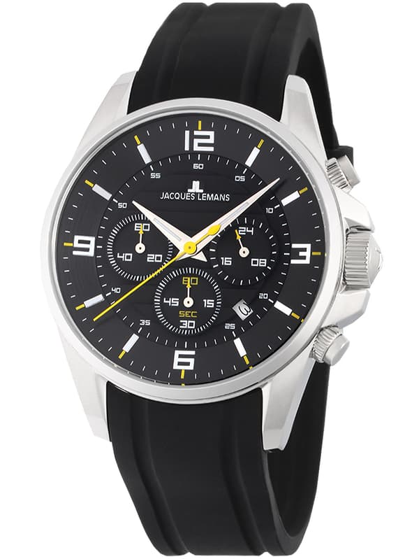 Mens Watch Jacques Lemans 1-2118A, Quartz, 44mm, 10ATM