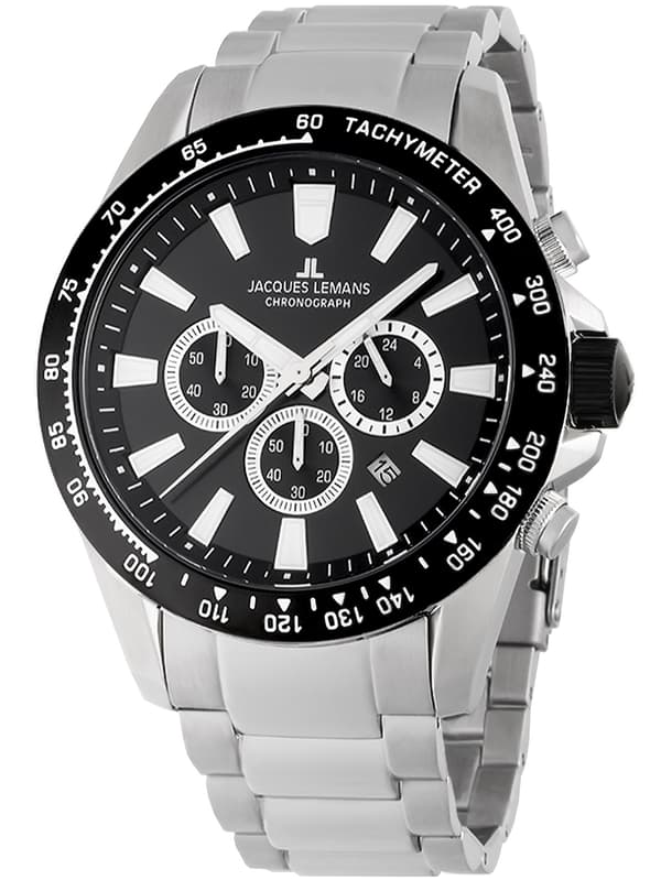 Mens Watch Jacques Lemans 1-2140E, Quartz, 48mm, 10ATM
