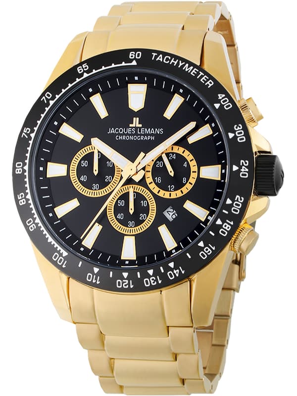 Mens Watch Jacques Lemans 1-2140I, Quartz, 48mm, 10ATM