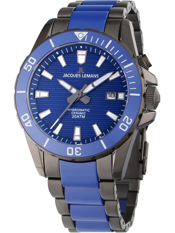 Mens Watch Jacques Lemans 1-2222C, Quartz, 42mm, 20ATM