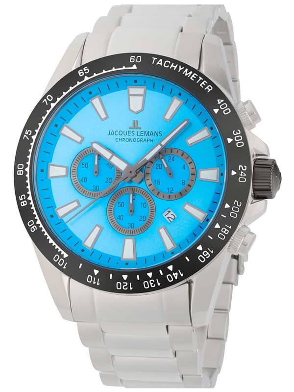 Mens Watch Jacques Lemans 1-2140K, Quartz, 48mm, 10ATM