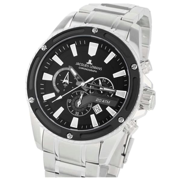 Mens Watch Jacques Lemans 1-2141E, Quartz, 48mm, 20ATM