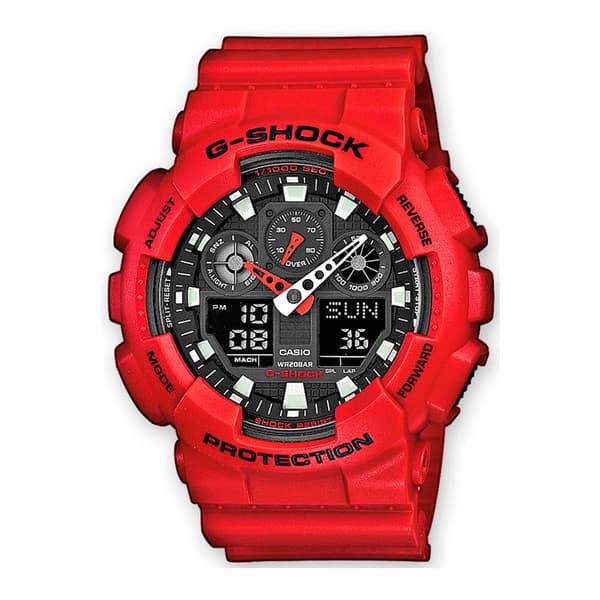 G-shock Klocka Ga-100b Röd