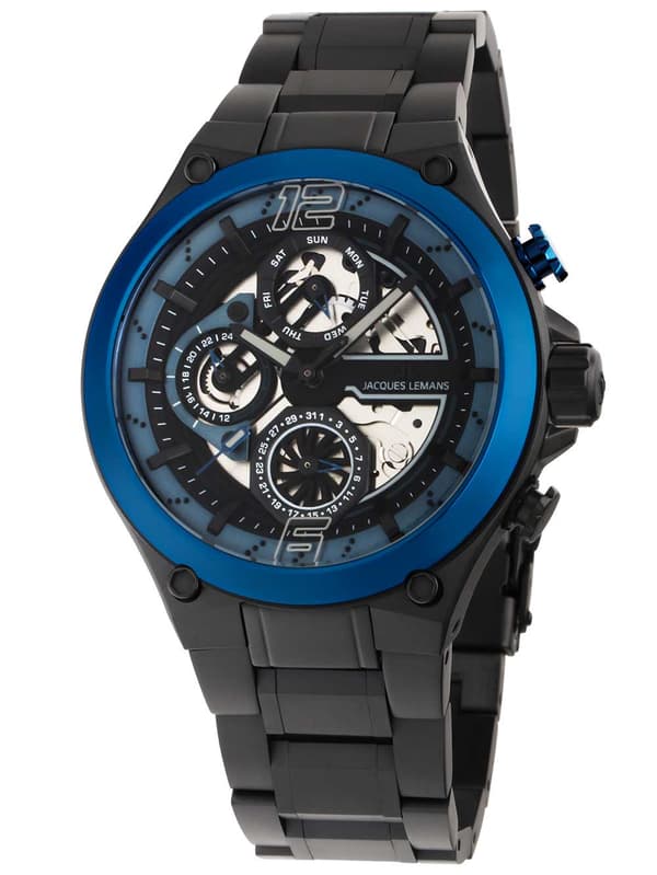 Mens Watch Jacques Lemans 1-2150G, Quartz, 43mm, 10ATM