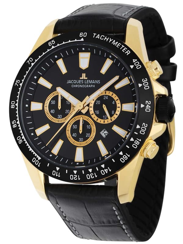 Mens Watch Jacques Lemans 1-2140D, Quartz, 48mm, 10ATM
