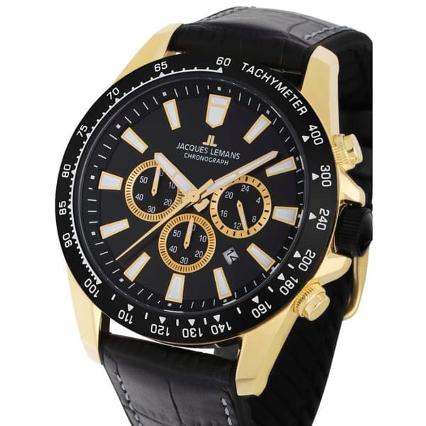 Mens Watch Jacques Lemans 1-2140D, Quartz, 48mm, 10ATM