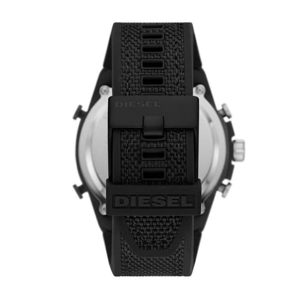 DIESEL MEGA CHIEF Herrklocka i svart nylon och silikon