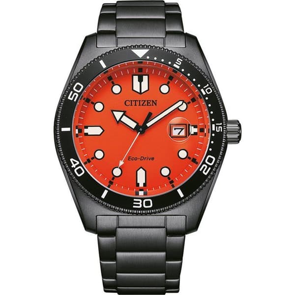 Citizen AW1765-88X Herrklocka - Svart Rostfritt stål - 43mm - Vattentät 10 bar