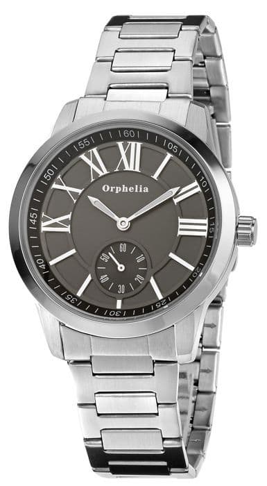 Klocka - ORPHELIA - 122-7704-48 - Kvarts - Analog - Rostfritt stål - Silver