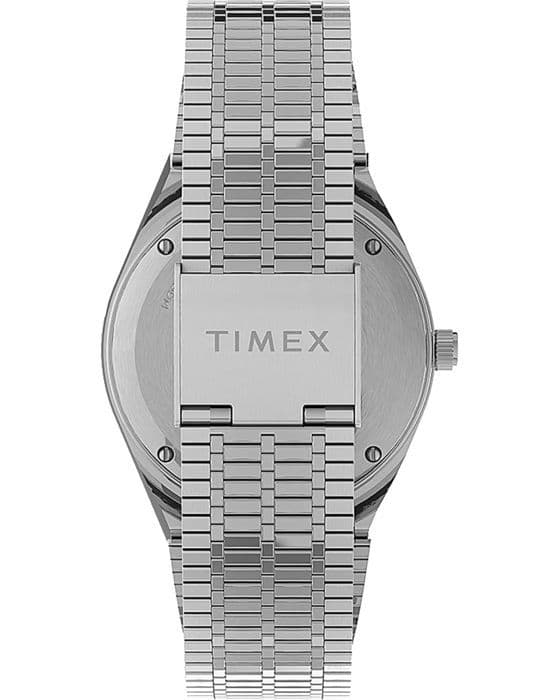 Timex TW2U95500 Kvarts analog klocka med silverarmband i rostfritt stål