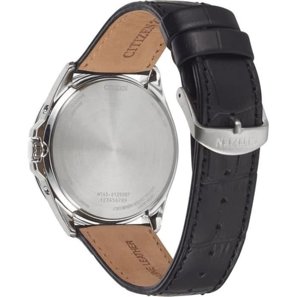 Citizen - Herrklocka - Eco-Drive - Analog - Svart läderband - CB0250-17A