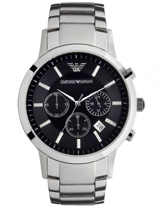 EMPORIO ARMANI Armbandsur AR2434 - Herr - Kvarts - Analog - Stål - Silver