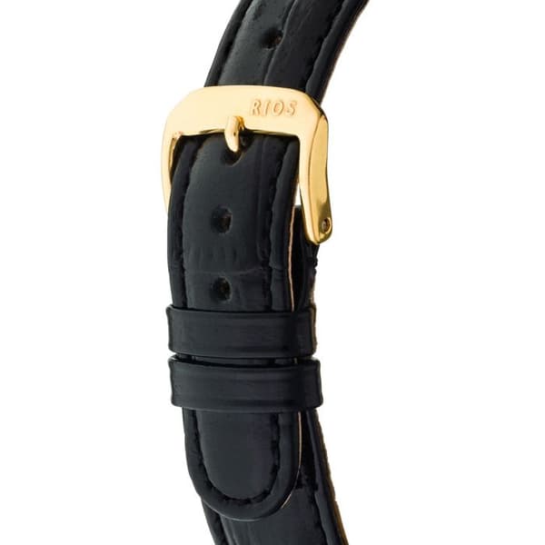 ORPHELIA GOLD WATCHES - Analog klocka för män med kvartsurverk i läder - MON-7065