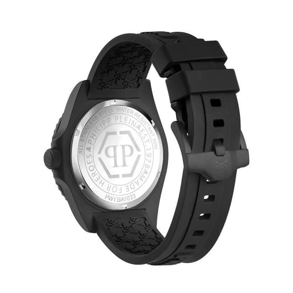 Philipp Plein Herrklocka - PWYBA1023 i svart silikon